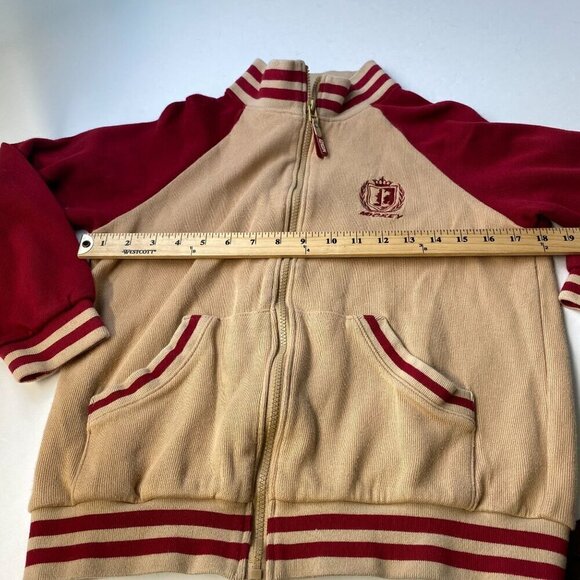 Vintage Disney Mickey Varsity Jacket Cozy Cotton Zipper Closure Embroidered - Picture 12 of 12